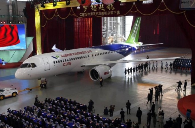 C919 roll-out.            