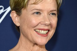 Actress Annette Bening posed with the Career Achievement Award during the 28th Annual Palm Springs International Film Festival Film Awards Gala at the Palm Springs Convention Center on Jan. 2 in Palm Springs, California. 