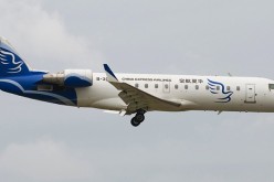 A China Express Airline Bombardier CRJ900 plane