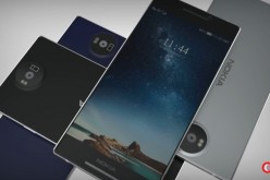 Different angles of a Nokia concept phone are displayed to showcase the potential look of the upcoming Nokia flagship. 