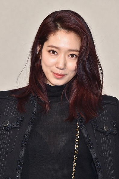 Park Shin Hye attends the Chanel Haute Couture Spring Summer 2017 show as part of Paris Fashion Week on January 24, 2017 in Paris, France. 