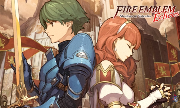 Alm and Celica are both geared up for battle in "Fire Emblem Echoes."