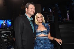 Blake Shelton poses with Gwen Stefani backstage at the People's Choice Awards 2017 at Microsoft Theater on January 18, 2017 in Los Angeles, California.
