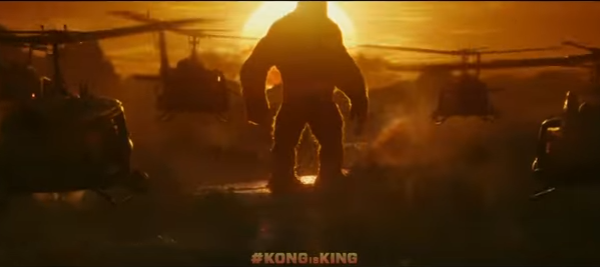 Kong as he prepares for battle against the intruders. 