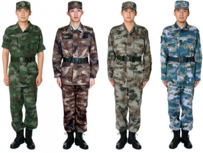 PLA's current Type 07 uniforms.                