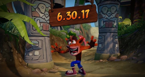 "Crash Bandicoot N. Sane Trilogy's" protagonist Crash dances crazily after revealing the video game's release date.