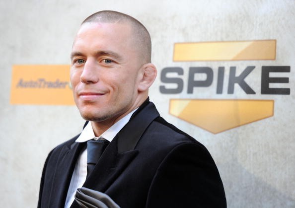 UFC Welterweight Champion Georges St-Pierre arrives at Spike TV's 4th Annual 'Guys Choice Awards' held at Sony Studios on June 5, 2010 in Los Angeles, California.