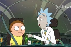 Rick and Morty are having a conversation while driving. 