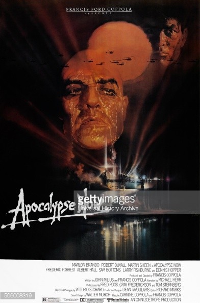 'Apocalypse Now' 1959 war film starring Marlon Brandon, Robert Duval
