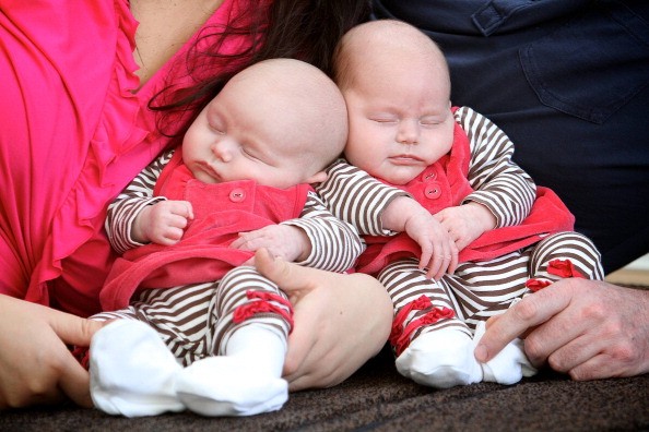 Twin daughters as a result of fertility treatment