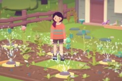 The female protagonist grows different types of crops in 