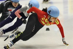 Chinese speed skaters show their best form at the 2017 Asian Winter Games.