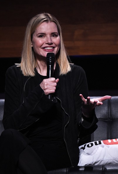 Actress Geena Davis attends the Ford Motor Company and the Geena Davis Institute on Gender in Media's YouTube #ShesGotDrive content campaign launch at YouTube Space LA on February 6, 2017 in Los Angeles, California.   