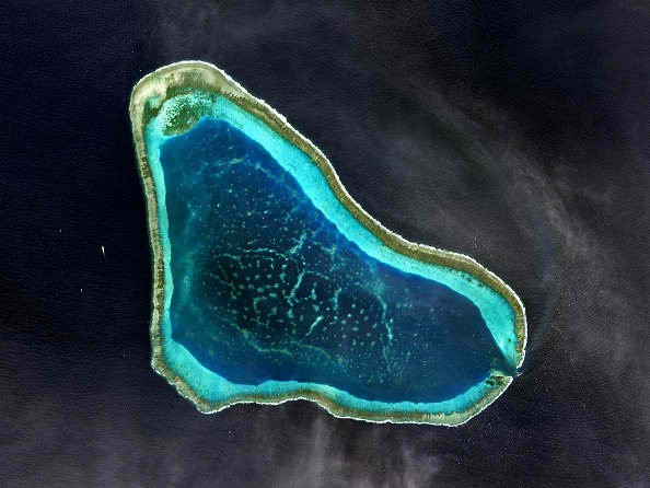 China is already building military structures on the Scarborough Shoal.