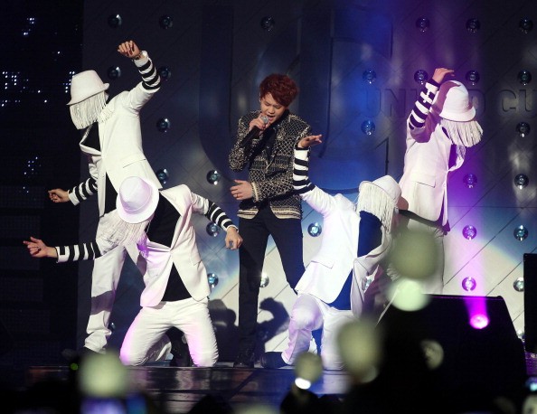 Beast perform onstage during 2013 United Cube In Seoul at Jamsil Indoor Stadium on February 2, 2013 in Seoul, South Korea.   