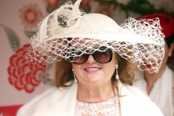 Gina Rinehart attends the Emirates Marquee on Melbourne Cup Day at Flemington Racecourse on November 1, 2016 in Melbourne, Australia.   