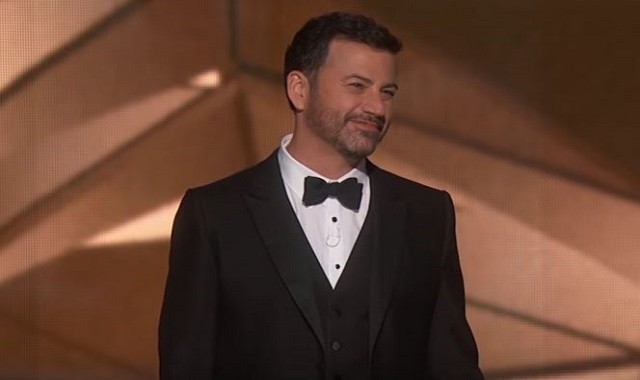 TV personality Jimmy Kimmel hosts the 2017 Oscars.