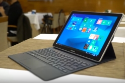 The 12-inch render of the Samsung Galaxy Book was unveiled at the 2017 MWC. 