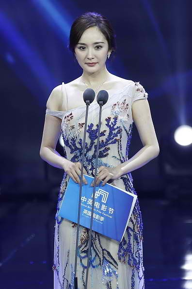 Chinese actress Yang Mi plays the role of the heroine in the TV show "Three Lives, Three Worlds."