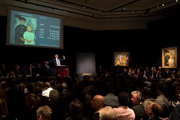 The most expensive art pieces in the world are auctioned at Christie's.