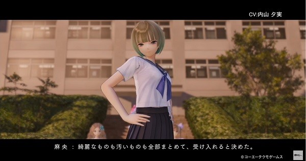 An ally of the Reflectors from "Blue Reflection" joins the group to give support.
