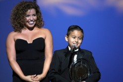 Justina Machado and Martin Castro speak onstage during the 2016 Latinos de Hoy Awards at Dolby Theatre on October 9, 2016 in Hollywood, California. 