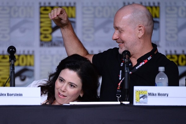 Alex Borstein and Mike Henry attend the 'Family Guy' panel during Comic-Con International 2016 at San Diego Convention Center on July 23, 2016 in San Diego, California.
