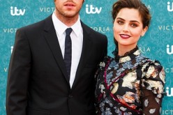 Tom Hughes and Jenna Coleman arrive for the premiere screening of ITV's Victoria at The Orangery on August 11, 2016 in London, England.