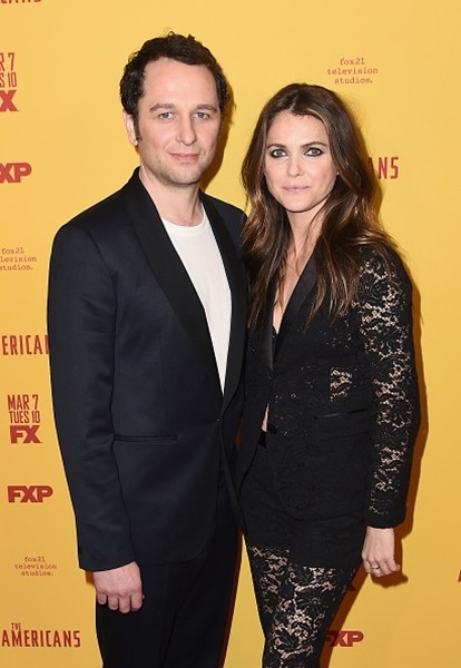 Matthew Rhys and Keri Russell attend 'The Americans' Season 5 premiere at DGA Theater on February 25, 2017 in New York City.