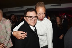 'ANTM' executive producer Ken Mok  and model Stacy Ann Mackenzie attend the VH1 'America's Next Top Model' premiere party at Vandal on December 8, 2016 in New York City. 
