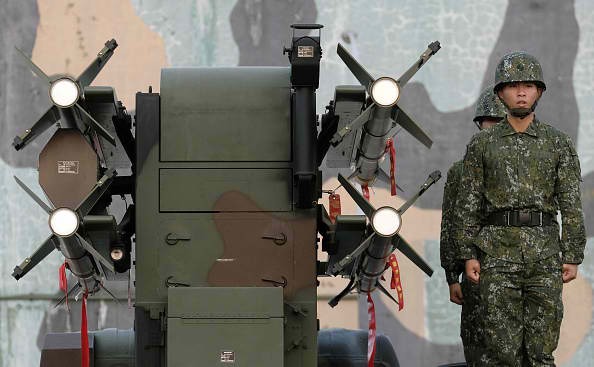 The Taiwanese military has already developed land-to-air missiles poised for attacking mainland China.