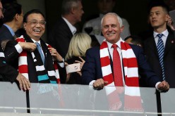Premier Li Keqiang and Australian PM Malcolm Turnbull