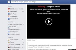 Facebook Graphic Video Warning