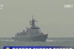 Missile launcher Xining made its first live-fire missile testing in the Yellow Sea.