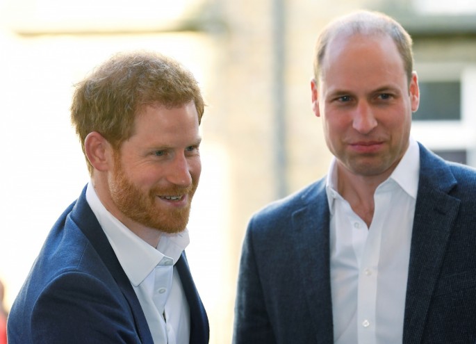 Britain's Prince William and Prince Harry attend the opening of the Greenhouse Sports Centre in central London,