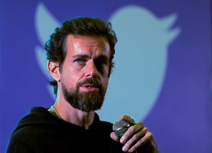 Twitter CEO Jack Dorsey addresses students during a town hall at the Indian Institute of Technology (IIT) in New Delhi, India,