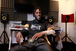 Nigerian music artist, Burna boy, attends an interview with Reuters at his studio in Lagos, Nigeria