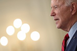 U.S. President Joe Biden speaks about the mass shooting in Colorado from the State Dining Room at the White House in Washington, U.S