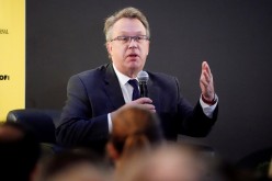 John Williams, Chief Executive Officer of the Federal Reserve Bank of New York, speaks at an event in New York, U.S