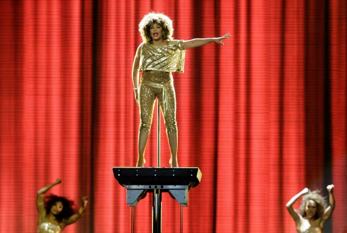 U.S. singer Tina Turner performs at the O2 Arena in London