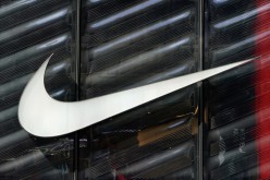 The Nike swoosh logo is seen outside the store on 5th Ave in New York, New York, U.S.,