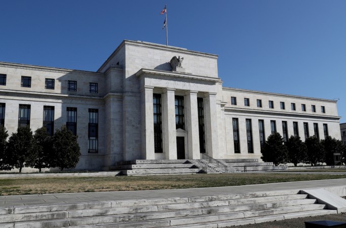 Federal Reserve Board building on Constitution Avenue is pictured in Washington, U.S.,