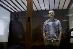Russian opposition leader Alexei Navalny attends a court hearing in Moscow, Russia February 20, 2021. REUTERS/Maxim Shemetov/File Photo