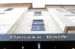 A Danske bank sign is seen on a bank's headquarters in Copenhagen, Denmark