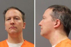 Former Minneapolis Police Officer Derek Chauvin is shown in a combination of police booking photos after a jury found him guilty on all counts in his trial for second-degree murder, 