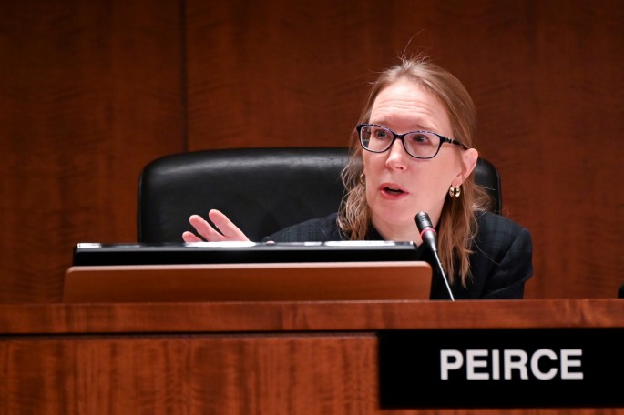 Commissioner Hester Peirce participates in a U.S Securities and Exchange Commission open meeting to propose changing its decades-old definition of an "accredited investor" 