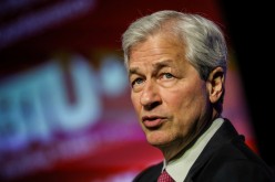 JPMorgan Chase CEO Jamie Dimon speaks at the North America's Building Trades Unions (NABTU) 2019 legislative conference in Washington, U.S.