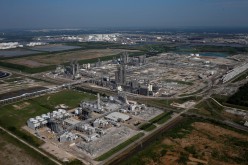 An aerial view of Chevron Phillips Chemical Co is seen in Pasadena, Texas, U.S.