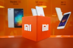 The logo of Xiaomi is seen inside the company's office in Bengaluru, India,