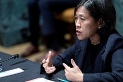 U.S. Trade Representative Katherine Tai testifies before a Senate Appropriations subcommittee during a hearing on Capitol Hill, in Washington, U.S